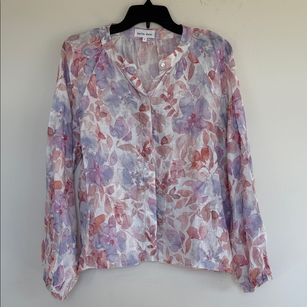 Bella Dahl Multicolor Floral Blouse